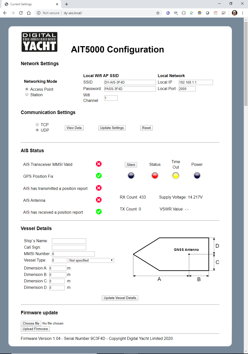 digital yacht ait2000 software